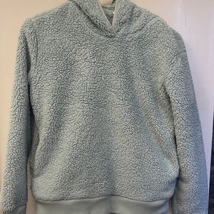 Athleta Girl Aqua Hooded Sherpa Size XL (14)